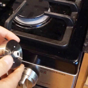 How to repair a Viking stove knob problem?